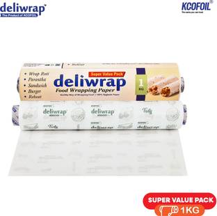 Kcofoil deliwrap Food Wrapping Paper 1kg Roll Food Wrapping,Reheating,Storing & Serving. Paper Foil