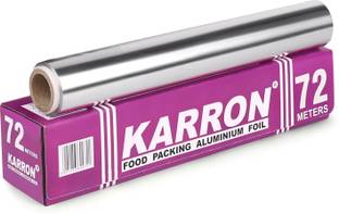 KARRON 72 Mtr Aluminium Foil Paper Roll | Food Wrapping Paper for Roti Aluminium Foil
