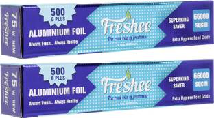 Freshee Aluminium Foil for Wrapping Food 22mtrs Silver Foil Roll Disposable Foil Aluminium Foil