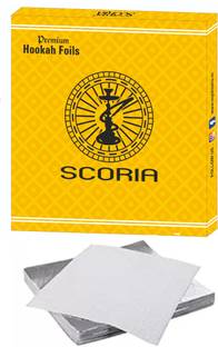SCORIA SCORIA Foil For Hookah (5 x 10 x 15 cm, Silver) Aluminium Foil
