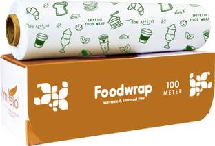 IMVELO Food Wrapping Paper - Non-Stick, Reheatable Butter Paper Roll for Food Wrap Paper Foil