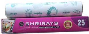 Shrirays 25 Meter Butter Paper Roll | Food Wrapping Butter Paper | Parchment Paper Foil