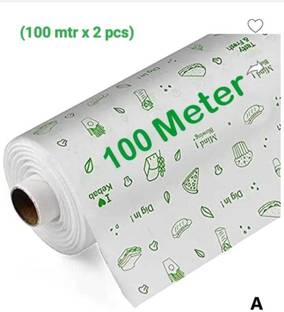 Delicious 100 MTR organic food wrapping paper (butter paper) Parchment Paper