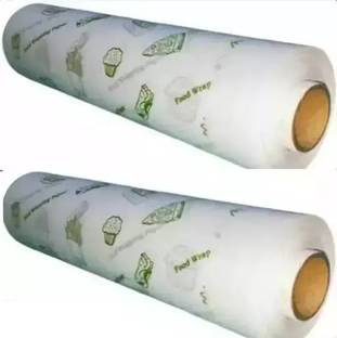 food mate Wrap Butter Paper Roll for Roti, Parchment Paper Pack of 2 Parchment Paper