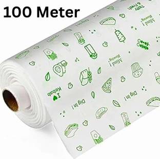 MRS 100M Butter Paper for food, roti, packing, wrapping 100Meter Shrinkwrap