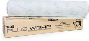 TDS PLUS WRAP TDS 30 Meter Printed Butter Paper(Green) - Pack-1