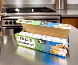 Everbite 1 Kg Butter Paper for Roti, Cake, Burger | Food Wrapping |Chapati Wrap, Baking Parchment Paper