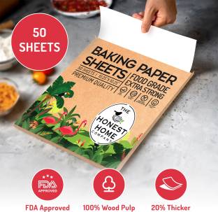 The Honest Home Company Non Stick Paper Sheets - Reusable, For Baking, Oilproof Parchment Paper