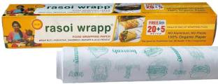 RASOI WRAPP FOOD WRAPPING PAPER ROLL/ ROTI WRAP/ BURGER WRAP/ BUTTER PAPER/ PAPER WRAP/ Parchment Paper
