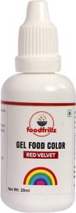 foodfrillz Red Velvet Food Gel Colour for colouring cake Red