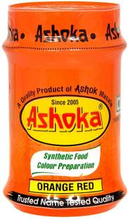 ASHOKA Orange Food Color, Natural Colouring Food & Beverage, Pack of 10, Each 80 Gram Orange