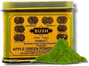 KONFIZ BUSH Apple Green Synthetic Food Colour Preparation Powder Green