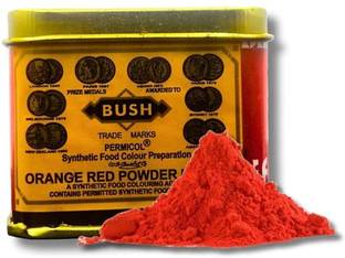KONFIZ BUSH Orange Red IH7802 Synthetic Food Colour Preparation Powder Red