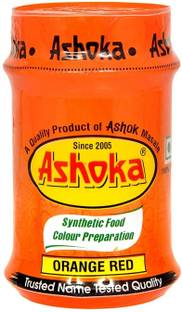 ASHOKA Orange Food Color, Natural Colouring Food & Beverage, Pack of 8, Each 80 Gram Orange