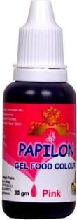PAPILON Concentrated Gel Food Colour : 30GM Pink