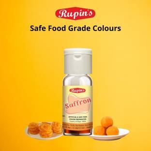 RUPINS RUPIN'S SAFFRON FOOD COLOUR, 30 ML, SAFE AND FOOD GRADE COLOUR Multicolor