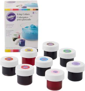 Wilton Set of 8 Icing Colors Multicolor