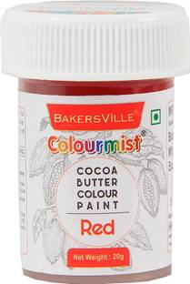 Colourmist Edible Cocoa Butter Colour Paint ( Red ) Red