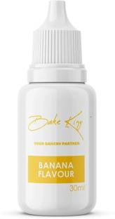 Bake King Banana Flavour Essence for Baking Cakes, Jams, Jelies, Cookies, Ice Creams, Shrebats (Banana Flavour, 30ml) Banana Cream Liquid Food Essence