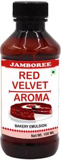 JAMBOREE Red Velvet Aroma Emulsion Baking Colour and Flavour Emulsion Essence Red Velvet Red Velvet Liquid Food Essence