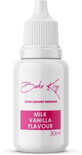 Bake King Milk Vanilla Flavor Essence for Baking Cakes & Jelies 30ml Vanilla Liquid Food Essence