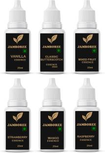 JAMBOREE vanilla, butterscotch, mixed fruit, strawberry, mango, raspberry Essence 20 ML Vanilla Liquid Food Essence