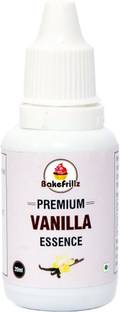 Bakefrillz Vanilla Essence Food Flavour for cake ice cream desserts, 20 ml Vanilla Liquid Food Essence
