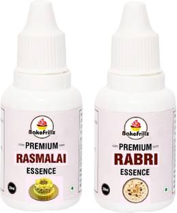 Bakefrillz Rabri & Rasmalai Food Essence (20 ml x 2) Rabdi Liquid Food Essence