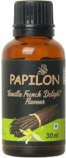 PAPILON Concentrated French Delight Vanilla Flavour - 30 ml Vanilla Liquid Food Essence