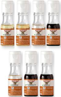 Golden Eagle Combo Of Food Essence 7 Different Flavours For Cake Baking, 20ml Each Mixed Fruit Liquid Food Essence