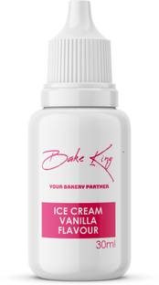 Bake King Ice Cream Vanilla Flavour Essence for Baking Cakes, Jams, Jelies, Cookies, Ice Creams, Shrebats Vanilla Liquid Food Essence