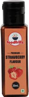 foodfrillz Strawberry essence for baking cake 30 ml, Essence for cakes, cookies, ice creams, sweets Strawberry Liquid Food Essence