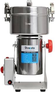 Shreesto 2900W Heavy Duty Commercial Mixer Grinder 500gm | Stainless Steel 1800 W Food Processor