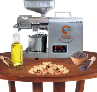 gorek technologies Oil Expeller Machine | Digital Temperature Controller 600W |Cold Press Oil Maker 60...