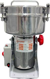 gorek technologies GT-PG-1000G 2800W Masala/Spices Grinder Machine with Capacity 1000g 1000 W Food Pro...