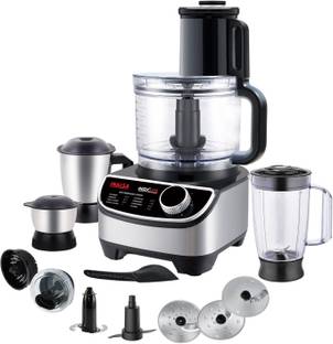 Inalsa FP INOX 1200 |1200W Motor|2.5 L Processing Jar|Chopping & Kneading Blade 1000 W Food Processor