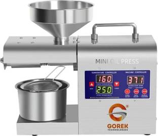 gorek technologies GT-OTN Oil Press/Maker Machine With Simplified Digital Temp Controller 600 W Food P...