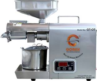 gorek technologies GT-OT Oil Press/Maker Machine With Simplified Digital Temp Controller 600 W Food Pr...