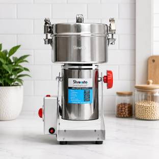 Shreesto 500g High-Speed Multipurpose Dry Masala Grinder for Home Kitchen 1800 W Food Processor