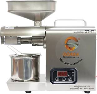 gorek technologies GT-4T 400 Watts Oil Maker Machine With Temperature Controller, Silver 400 W Food Processor