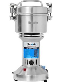Shreesto 1400W Heavy Duty Commercial Mixer Grinder 350gm | Stainless Steel 1000 W Food Processor