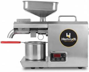 Hemrudh Stainless Steel Automatic Oil Expeller Machine, Cold Press, 600W 220 W Food Processor