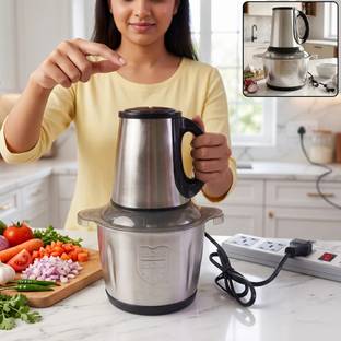 riddle Electric Food Chopper – Fast & Efficient Vegetable Cutter in 850ML Bowl 230 W Food Processor