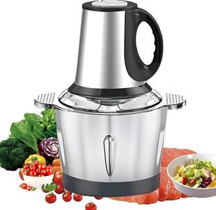 opriQ 3L Multi-Speed Electric Food Processor Grinder – Chopper, Mincer & Puree Maker 300 W Food Proces...