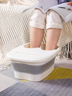 Deoxys Collapsible Foot Soaking Tub Pedicure Spa Foot Bath Basin