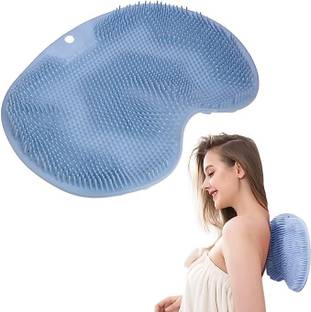 ARYAVARTENT Shower Foot Scrubber Mat Back Washer Back Exfoliating Bath Wash Pad Wall Mounted