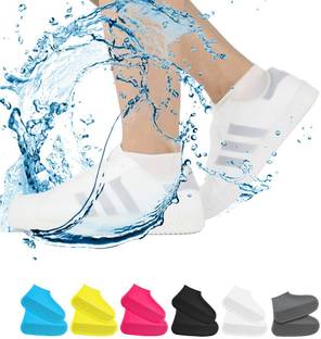 VKK TRADERS Antiskid Reusable Waterproof Silicone Shoe Covers (Pack Of 1)