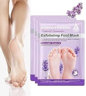 Hare Krishna Foot-Peeling-Mask-Dead-Skin-Remove-Off-Mask-Removes Calluses-levender(PACK OF 1)