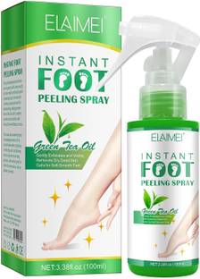 Clean Living Instant Foot Peeling Spray for Dead Skin Removal,Dry Toe Skin and Calluses