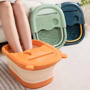 WAKTORO Foot Soaking Tub Collapsible Foot Bath Soak Tub for Soaking Feet Pedicure Bowl